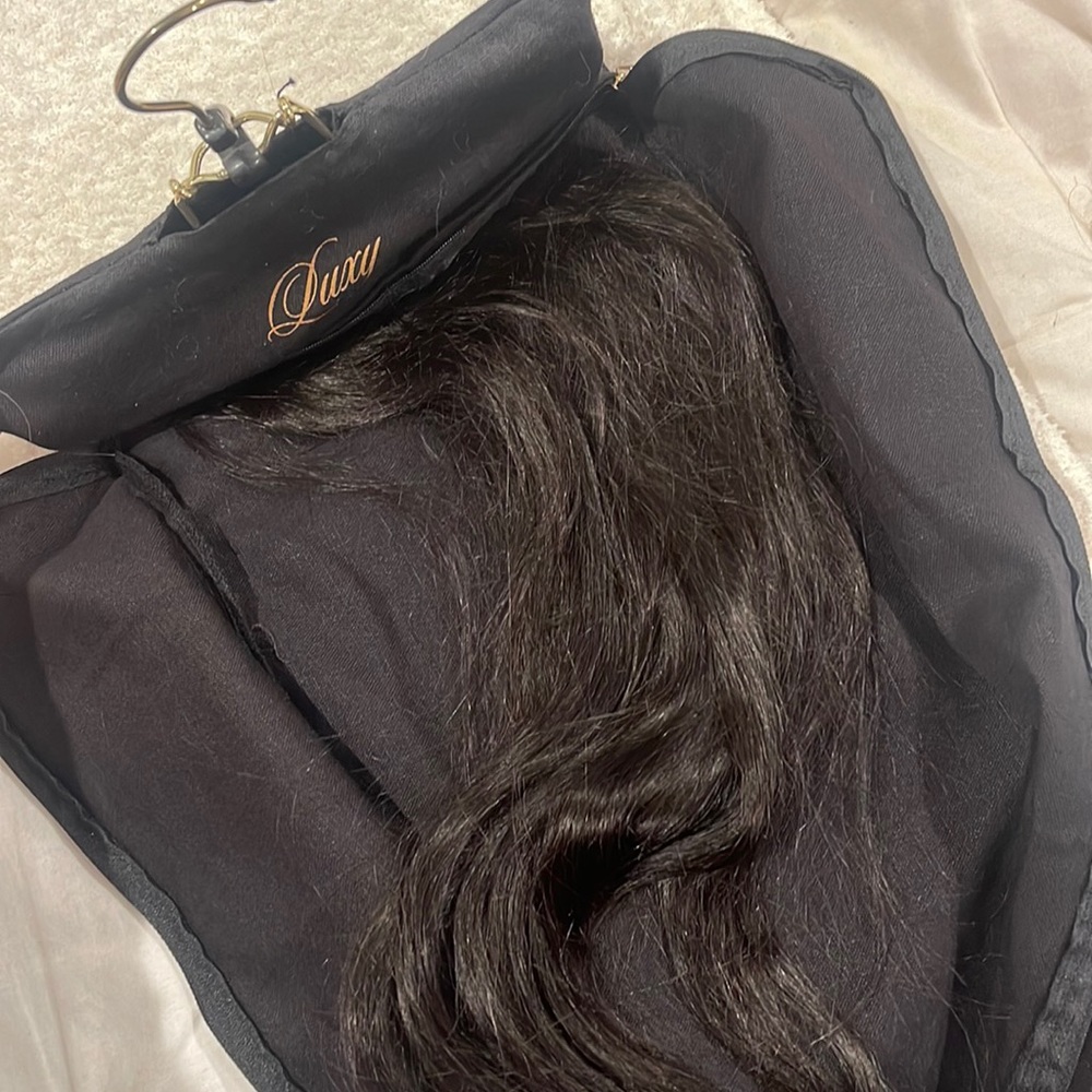 16 inch luxy ponytail black